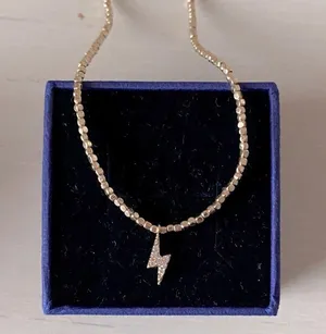 NWOT Altar d’state Lightning Bolt Beaded Necklace thumbnail 1