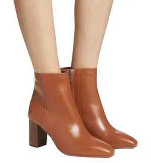 Aquatalia Florita Leather Ankle Boots - Brown - 8.5 thumbnail 2