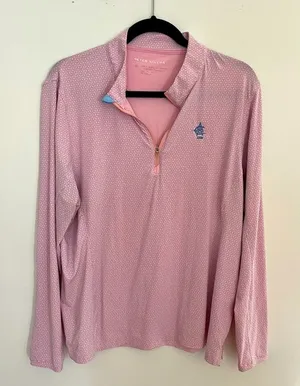 Peter Millar Lightweight Sun Shirt Pink UPF 50 thumbnail 1