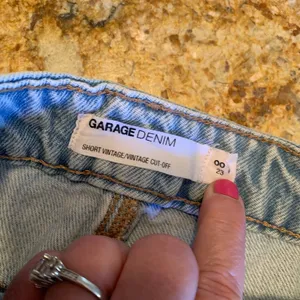 Garage Blue Short Vintage Cut-Off Distressed Shorts Women's Size 00 23 thumbnail 4