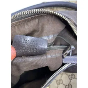 Gucci tote all over logo beige brown jacquard fabr thumbnail 12
