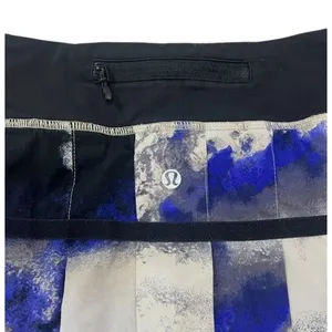 Lululemon Pace Setter Milky Way Skort Skirt Blue Purple Galaxy Marble 14" Size 6 thumbnail 10