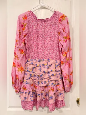 For Love Bell Pink Floral Dress thumbnail 6