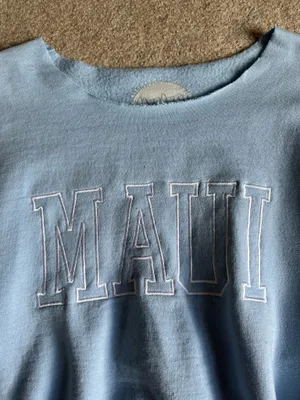 Blue Maui Crewneck Olive Lynn thumbnail 2