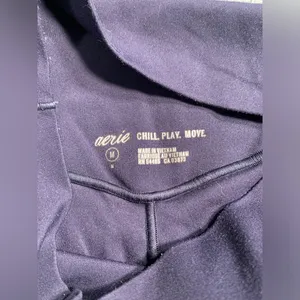 Aerie chill play move navy blue Leggings medium thumbnail 4