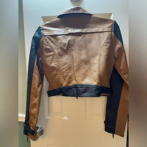 Ashley by 26 international | faux Leather Jacket, Size M thumbnail 4