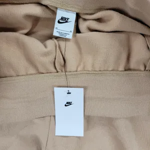 Nike Womens Sweatpants Size 4X Tan Phoenix Fleece Oversized Fit High Rise NEW thumbnail 3