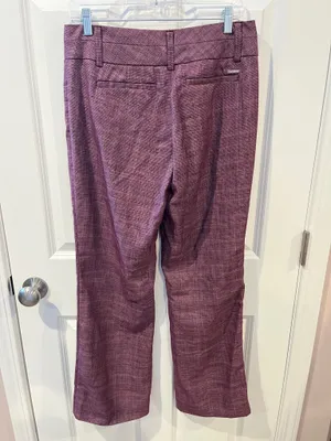 7th Avenue New York & Company Suiting Collection Burgundy Dress Pants Size 6 thumbnail 5