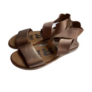 Sorel Ella II Bronze Gold Metallic Ash Slide Sandals Gladiator Size 7.5 Ankle‎ thumbnail 3