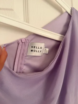 Hello Molly Dress Purple Mini thumbnail 5