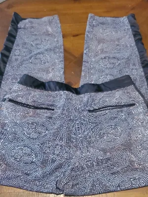 lululemon athletica Black Patterned Track Pants with Black Panels thumbnail 3