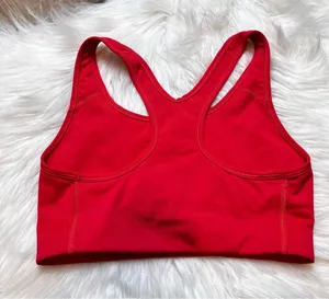 Nike Dri Fit Classic Red Sports Bra. Size S EUC thumbnail 5
