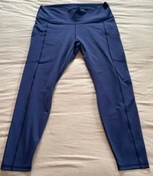 Fabletics PowerHold On-The-Go High-Waisted Pocket Leggings Navy Blue 2X NEW thumbnail 1