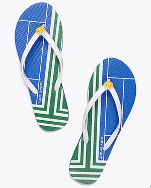 🆕 Tory Burch Tory Sport Tennis Thin Flip Flop thumbnail 1