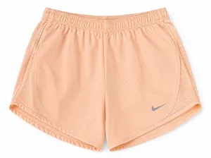 Nike Dri-FIT Womens Medium Peach Running Shorts Perforated Lined Athletic thumbnail 1