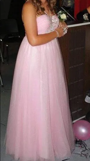 Pink prom formal dress! thumbnail 2