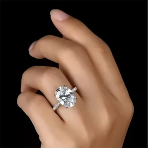 2ct solitaire Diamond Cz ring thumbnail 2