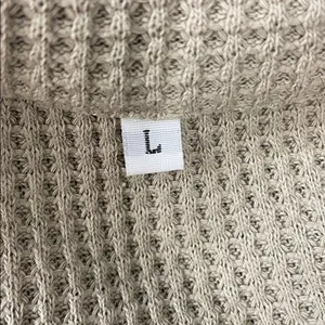 Amazon Women's Tan Button-Up Waffle Knit Button Up Shacket/TOP thumbnail 4