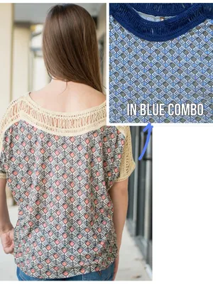 Free People Crochet Grunge Boho Top thumbnail 3