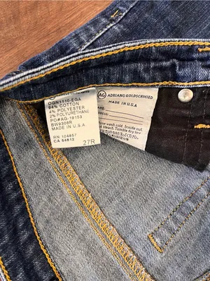 AG Adriano Goldschmied The Stilt Cigarette Leg Skinny Jeans 27R Dark Wash thumbnail 3
