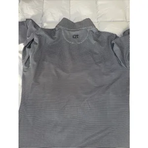 Cutter & Buck Top Womens Small Tonal Stripe Forge Stretch Long Sleeve Half Zip thumbnail 4