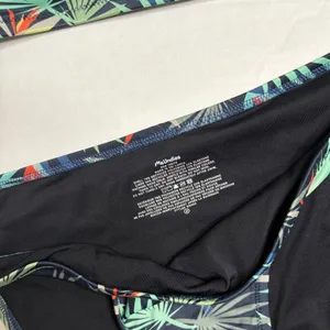 MeUndies Blue Flower of Paradise Swim Suit Top and Bikini Bottom thumbnail 2