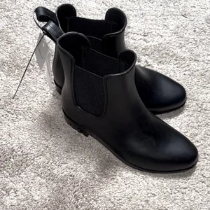 a new day black rain waterproof ankle boots size 7 new thumbnail 3