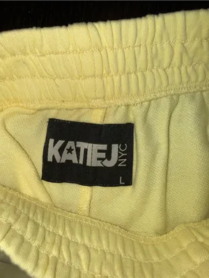 KatieJ NYC Dylan Shorts Butter Yellow Tween Knit Lounge Shorts thumbnail 6