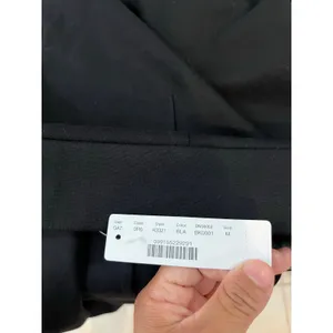 J.Crew Ponte Wide Leg Pants Black Patch‎ Pocket Minimalist Quiet Office MD New thumbnail 6