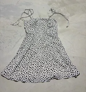 Gianni Bini GB NWT ivory Dress with Black Polka Dots XS MSRP$59 thumbnail 1