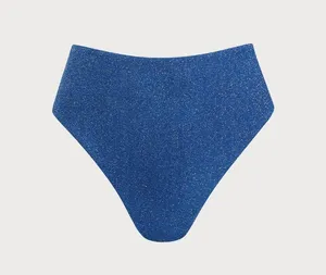 Berlook Blue Lurex High Waisted Bikini Bottom ONLY 60 thumbnail 7