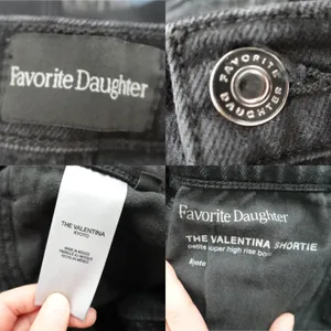 Favorite Daughter 'The Valentina' Black High Rise Bootcut Jeans Size US 6/S thumbnail 3