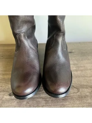 Frye NEW Women's Melissa Button Back Zip Dark Brown Boot Size 6 SKU#241281 thumbnail 4