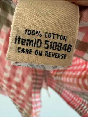 L.L.Bean Button Down Shirt Women’s XL Pink Green Plaid Check Cotton Long Sleeve thumbnail 3