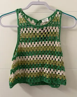 Le Lis Crochet Tank Top thumbnail 1