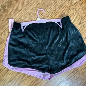 Juicy Couture | Embellished Velour Graphic Pajama Shorts 2 Pairs NWT Size XL thumbnail 8