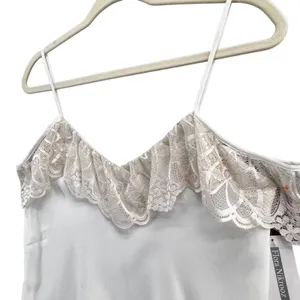 Flora Nikrooz UO Cami Top‎ XS Cream Lace Semi Sheer Coquette Feminine Fairy NEW thumbnail 3
