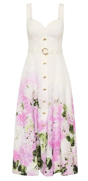 AJE EARTHA MIDI DRESS US4 White Size 4 thumbnail 2