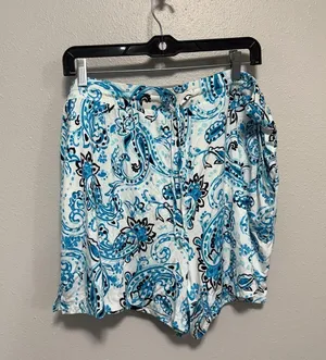 Liz Claiborne 2 Piece Blue Paisley Pajama Set NWT Size XXL thumbnail 3