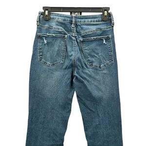 So Distressed Ultimate High Rise Denim Jeggings‎ Blue Pants Jeans Skinny 3 thumbnail 5