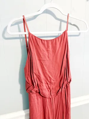 Sage backless jumpsuit pink  thumbnail 2