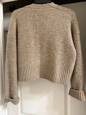 Abercrombie tan cardigan thumbnail 8