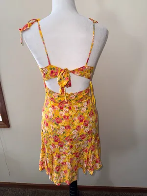 Wild Fable Yellow Floral Sundress thumbnail 5