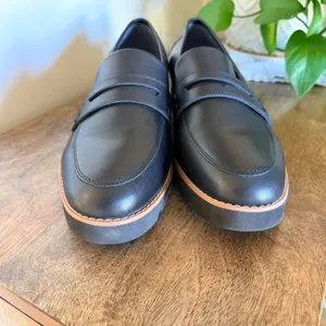 Vionic Cheryl II Loafer Size 12 Black Leather Lug Sole Preppy Dark Academia Shoe thumbnail 10