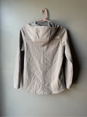The North Face Women’s‎ Small Gray Snap Neck Hoodie Pullover Sweatshirt thumbnail 2