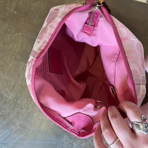 Vintage Coach Y2K Hobo Pink Optic Signature Large Soho Shoulder Bag 1851 From JP thumbnail 10