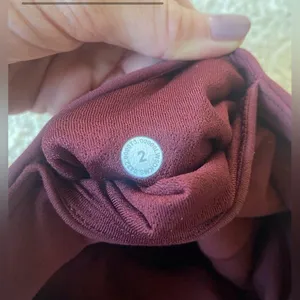 NWOT Lululemon Groove Pants - Red Merlot thumbnail 3