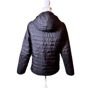 Craghoppers Women's Black Quilted‎ Hooded Jacket Zip Front US 6 UK 10 thumbnail 2