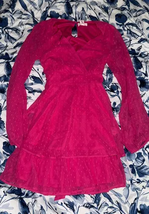 Boutique Pink Dress thumbnail 1