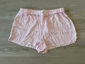 Toasted Coconut Women’s Boxer Shorts Pink Stripe thumbnail 1